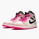 Nike Jordan 1 Mid Crimson Tint 852542-801 AJ1 Shoes