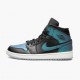 Nike Jordan 1 Mid Iridescent Black BQ6472-009 AJ1 Shoes