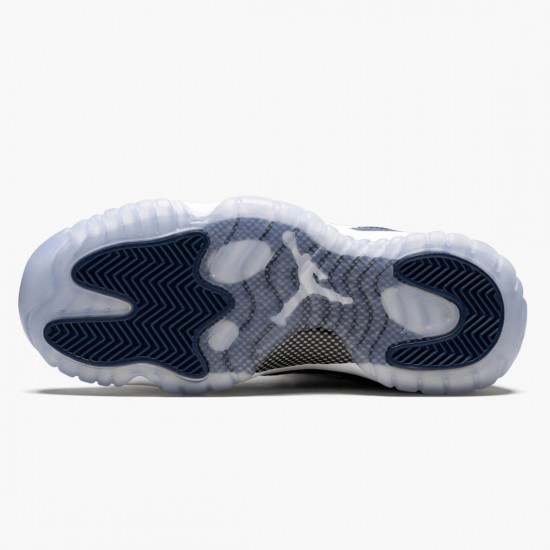 Nike Jordan 11 Low Navy Snakeskin CD6847-102 AJ11 Shoes