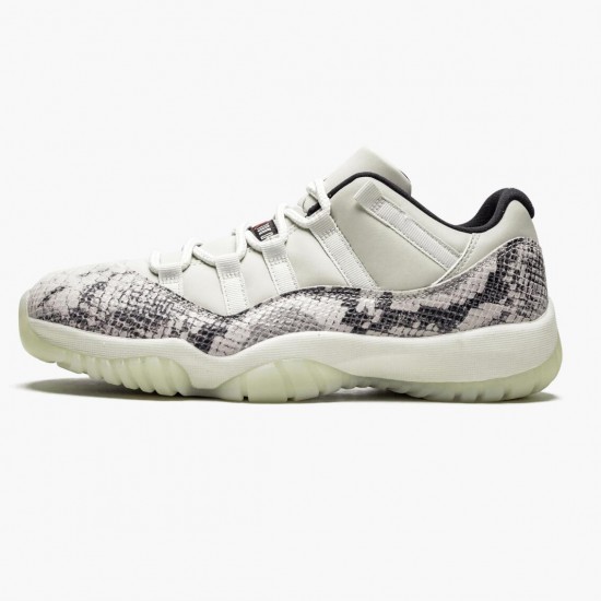 Nike Jordan 11 Retro Low Snake Light Bone CD6846-002 AJ11 Shoes