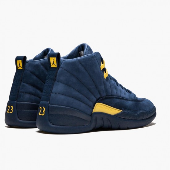 Nike Jordan 12 Retro Michigan BQ3180-407 AJ12 Shoes