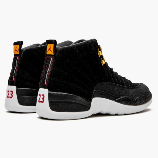 Nike Jordan 12 Retro Reverse Taxi 130690-017 AJ12 Shoes