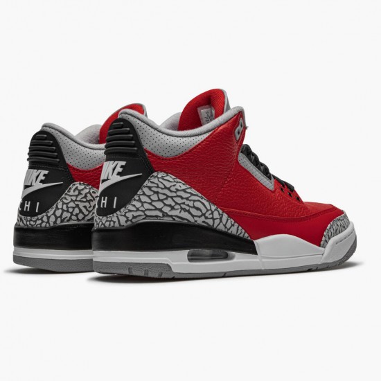 Nike Jordan 3 Retro Fire Red Cement CU2277-600 AJ3 Shoes