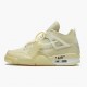 Nike Jordan 4 Retro Off-White Sail CV9388-100 AJ4 Shoes