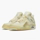 Nike Jordan 4 Retro Off-White Sail CV9388-100 AJ4 Shoes