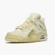 Nike Jordan 4 Retro Off-White Sail CV9388-100 AJ4 Shoes