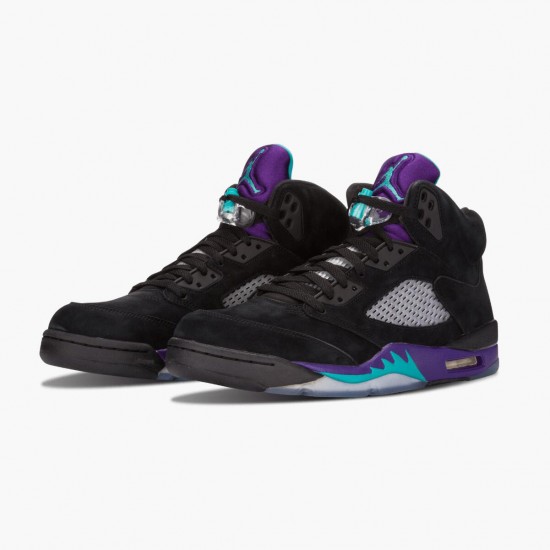 Nike Jordan 5 Retro Black Grape 136027-007 AJ5 Shoes