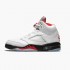 Nike Jordan 5 Retro Fire Red Silver Tongue DA1911-102 AJ5 Shoes