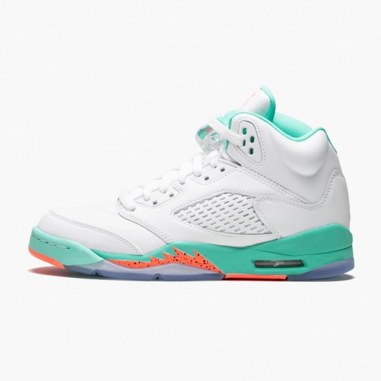 Nike Jordan 5 Retro Light Aqua 440892-100 AJ5 Shoes