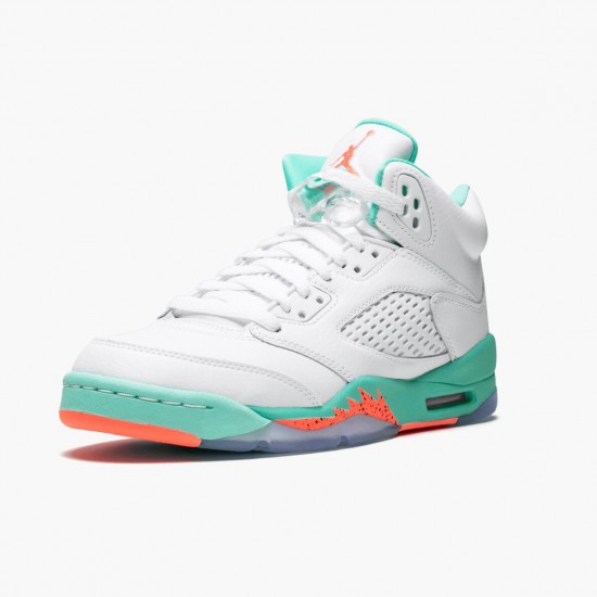 Nike Jordan 5 Retro Light Aqua 440892-100 AJ5 Shoes