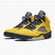 Nike Jordan 5 Retro Michigan 2019 AmarilloCollege Navy CQ9541-704 AJ5 Shoes