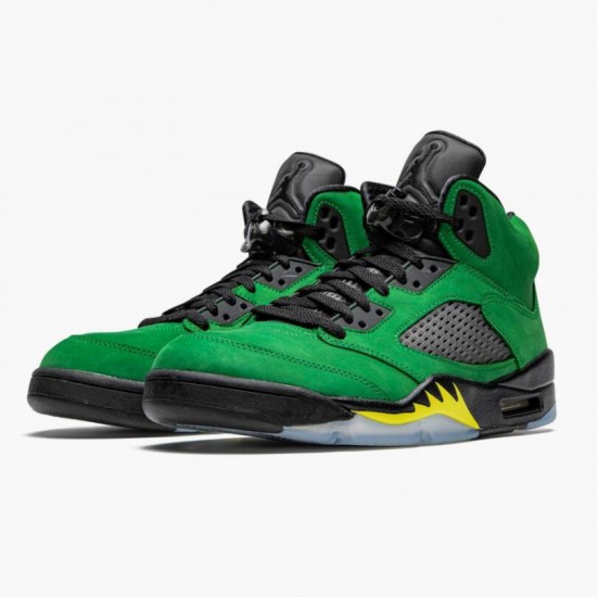 Nike Jordan 5 Retro SE Oregon Green Yellow CK6631-307 AJ5 Shoes