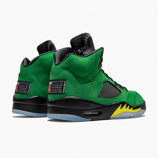 Nike Jordan 5 Retro SE Oregon Green Yellow CK6631-307 AJ5 Shoes