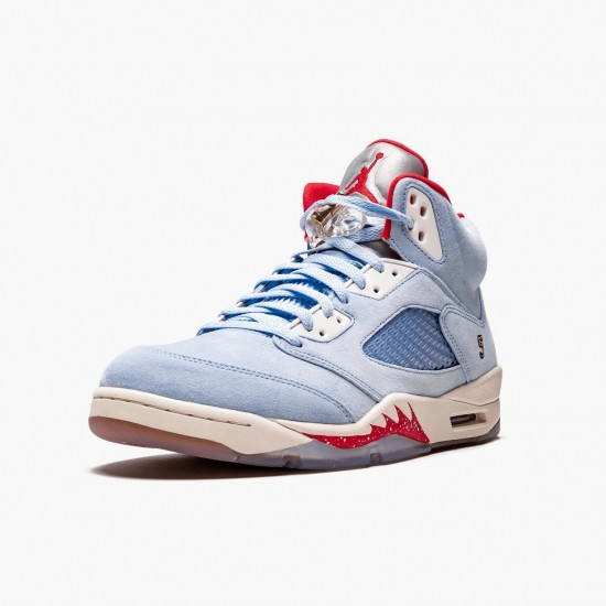 Nike Jordan 5 Retro Trophy Room Ice Blue CI1899-400 AJ5 Shoes