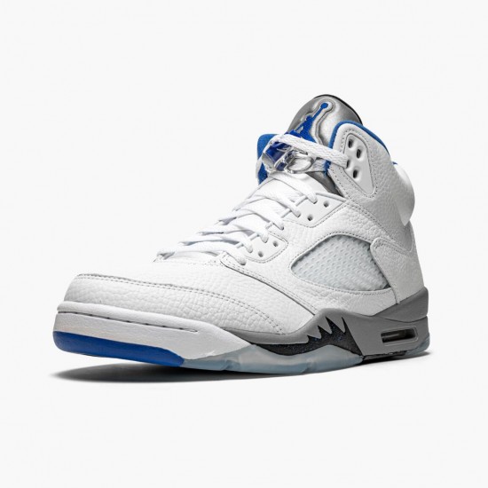 Nike Jordan 5 Retro White Stealth DD0587-140 AJ5 Shoes