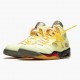 Off-White x Nike Jordan 5 Retro Sail DH8565-100 AJ5 Shoes