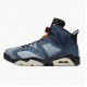 Nike Jordan 6 Retro Washed Denim 384664-060 AJ6 Shoes