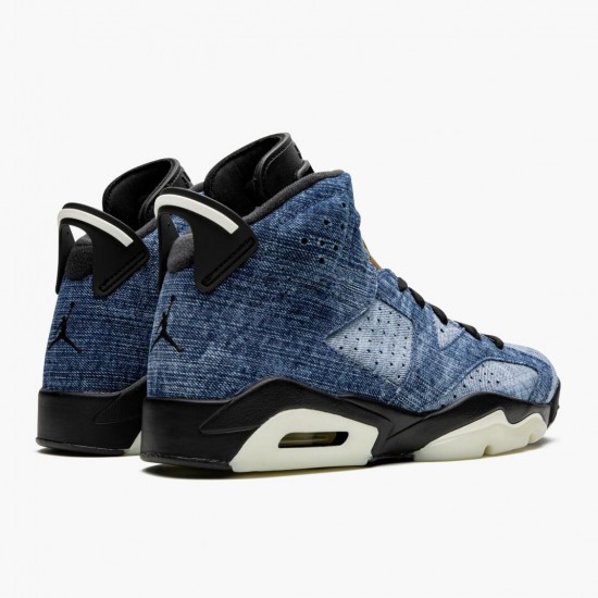 Nike Jordan 6 Retro Washed Denim 384664-060 AJ6 Shoes