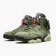 Travis Scott x Nike Jordan 6 Retro Olive CN1084-200 AJ6 Shoes