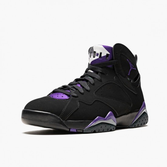 Nike Jordan 7 Retro Ray Allen Black Fierce Purpler Dark Stee 304775-053 AJ7 Shoes