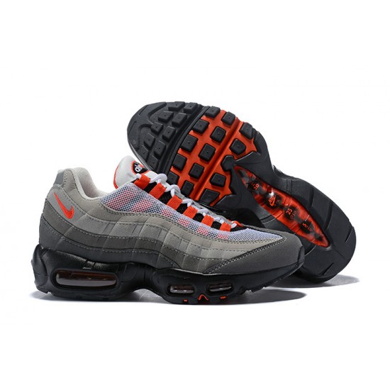 Nike Air Max 95 OG Mens Grey Red footwear AT2865-100