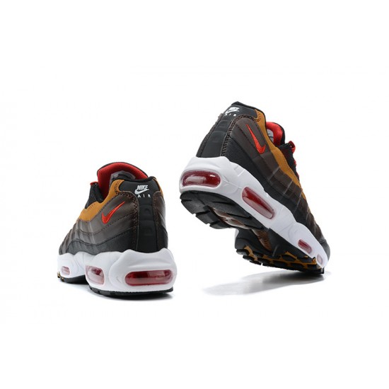 Nike Air Max 95 TT Mens Grey Red and Brown footwear