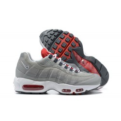 Nike Air Max 95 TT Mens Grey White and Red footwear 