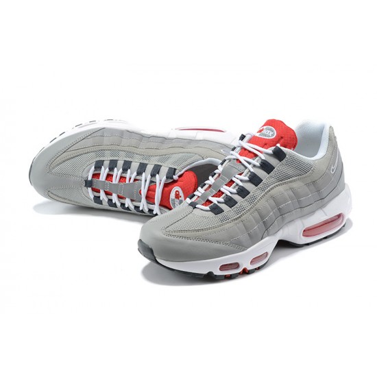 Nike Air Max 95 TT Mens Grey White and Red footwear