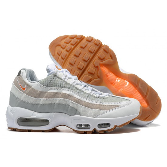 Nike Air Max 95 TT Mens White Grey and Orange footwear DM0011-100