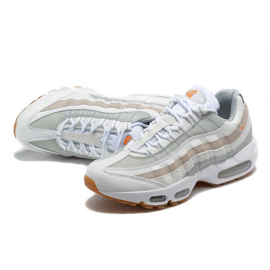 Nike Air Max 95 TT Mens White Grey and Orange footwear DM0011-100