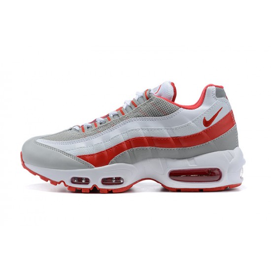 Nike Air Max 95 TT Mens White Red and Grey footwear