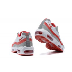 Nike Air Max 95 TT Mens White Red and Grey footwear