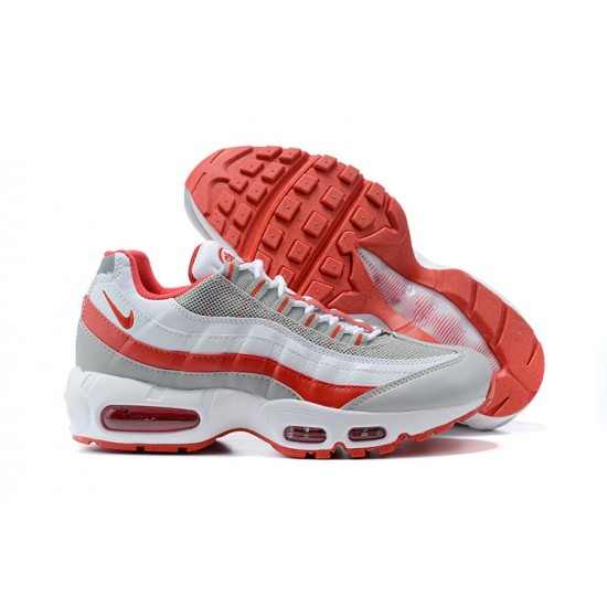 Nike Air Max 95 TT Mens White Red and Grey footwear