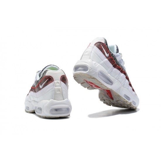 Nike Air Max 95 TT Mens White and Red footwear