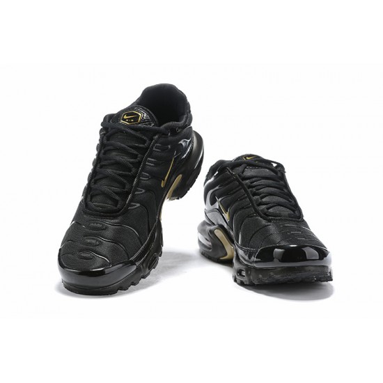 Nike Air Max Plus Tn Mens Black Gold 852630-001 Shoes