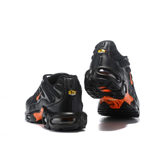 Nike Air Max Plus Tn Mens Black Orange Shoes