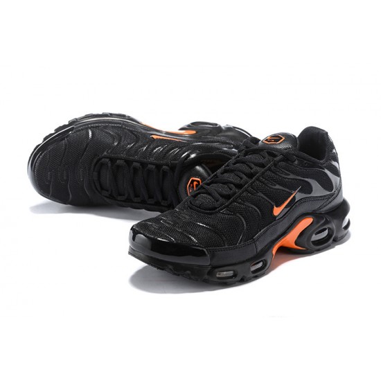 Nike Air Max Plus Tn Mens Black Orange Shoes