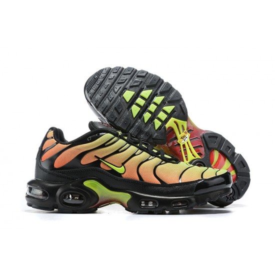 Nike Air Max Plus Tn Mens Black Yellow AQ9979-001 Shoes