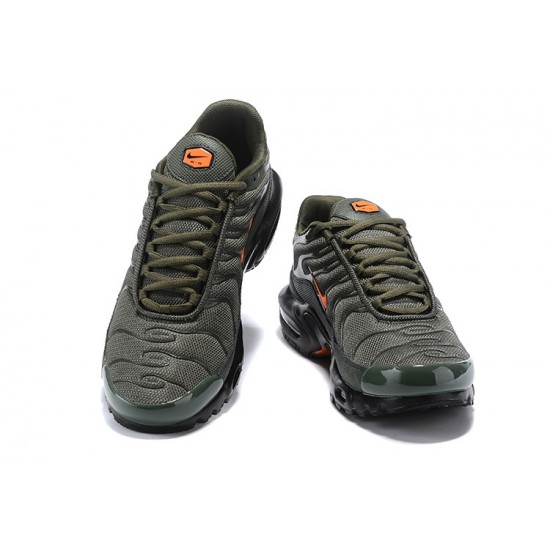 Nike Air Max Plus Tn Mens Green Orange Shoes