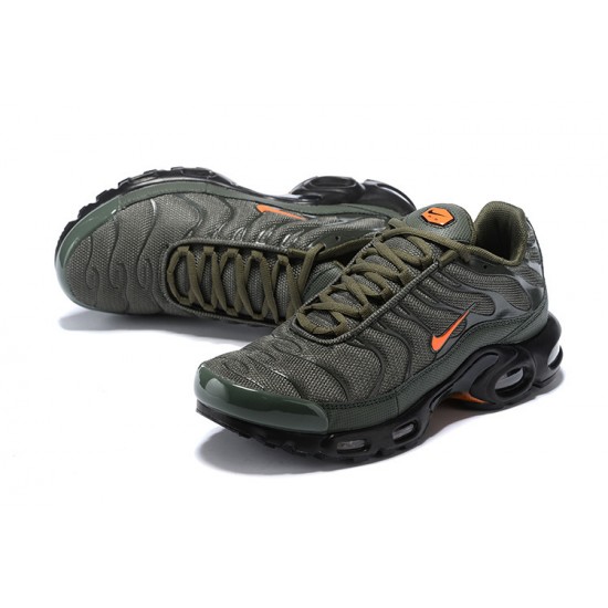 Nike Air Max Plus Tn Mens Green Orange Shoes