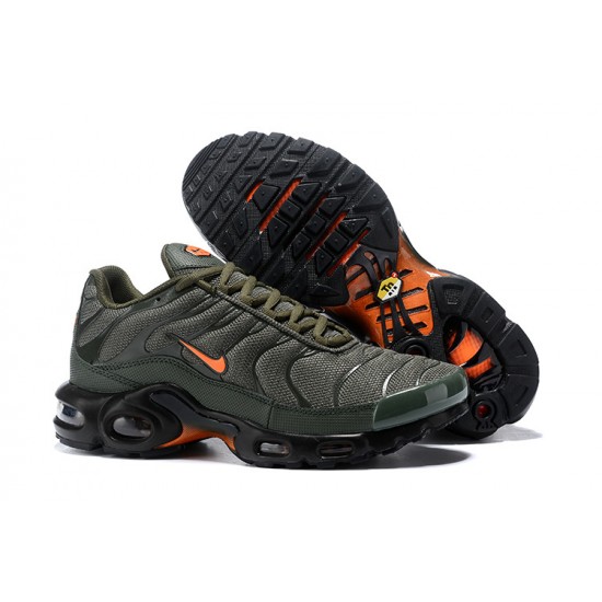 Nike Air Max Plus Tn Mens Green Orange Shoes