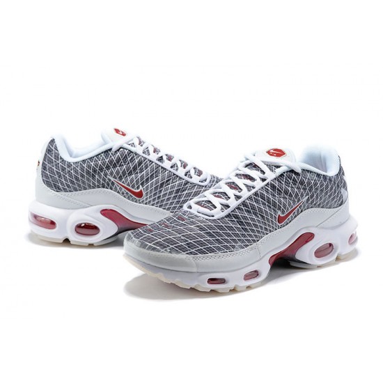 Nike Air Max Plus Tn Mens Grey and White Shoes