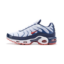 Nike Air Max Plus Tn Mens QS White Blue and Red Shoes