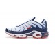 Nike Air Max Plus Tn Mens QS White Blue and Red Shoes