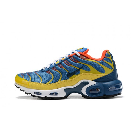 Nike Air Max Plus Tn Mens SE CJ9987-600 Blue Yellow Shoes