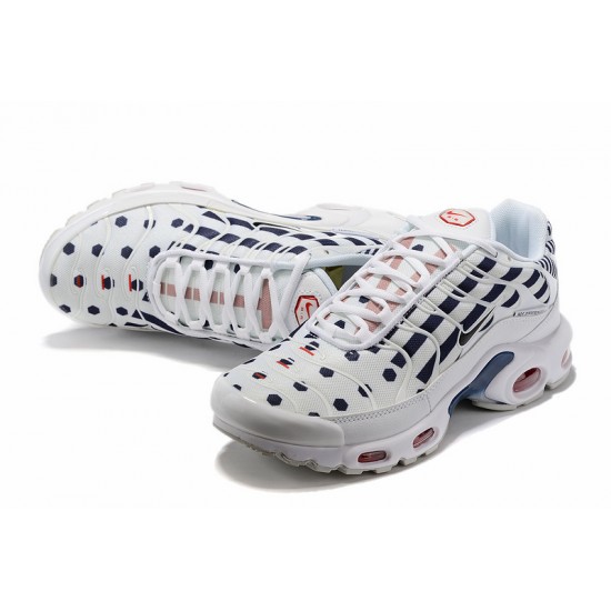 Nike Air Max Plus Tn Mens White Blue CI9103-100 Shoes