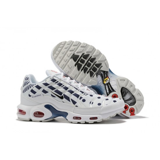 Nike Air Max Plus Tn Mens White Blue CI9103-100 Shoes