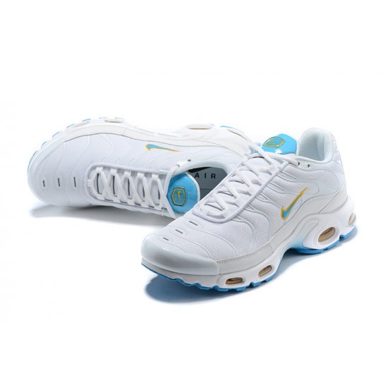 Nike Air Max Plus Tn Mens White Blue Shoes