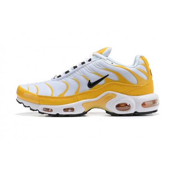 Nike Air Max Plus Tn Mens White Yellow CD7061-700 Shoes