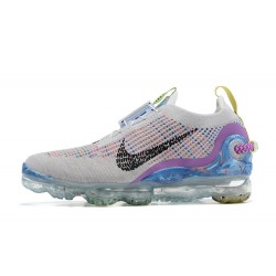 Nike Air VaporMax 2020 Flyknit Unisex White Purple CJ6740-001 Shoes